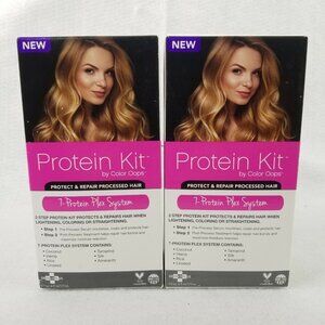 2 Pack Color Oops Protein Kit Protects & Repairs Processed Hair Lot of 2